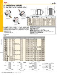 Thumbnail of document Data Sheet - Series APT AC Power Transformers